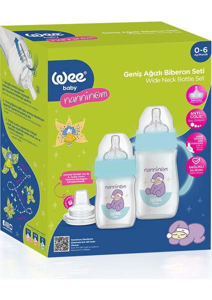 Nanninom Geniş Ağızlı Biberon Seti