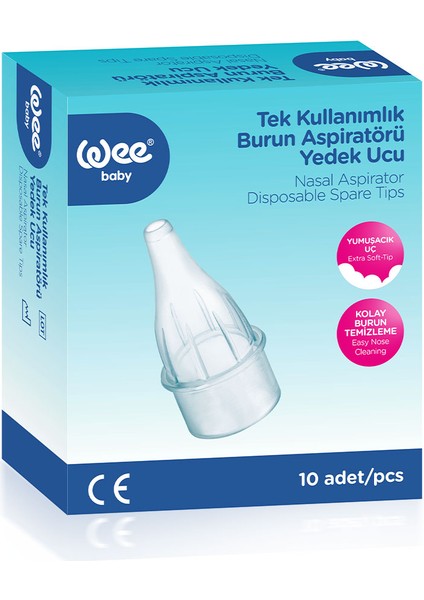 Burun Aspiratörü Nasal Yedek Ucu 10 Adet