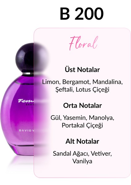 Summer B200 100ML Oryantal Kadın Parfüm fiyatları