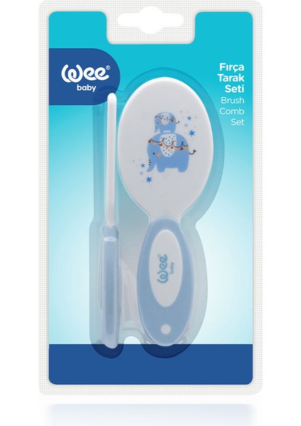 Fırça Tarak Seti Mavi