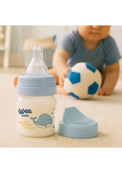 Mini PP Alıştırma Bardağı Seti 30 ml Mavi