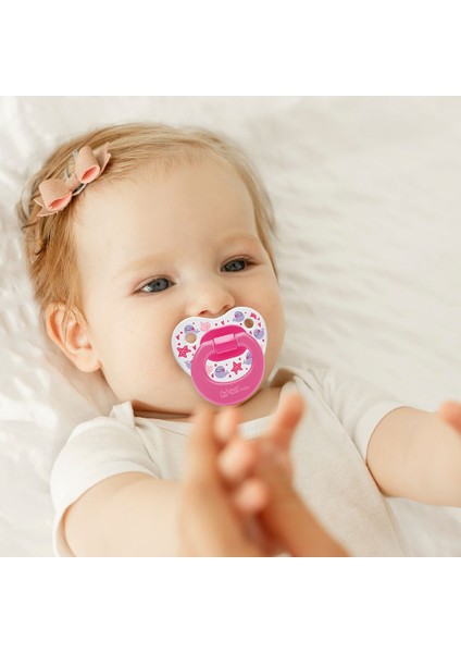 Desenli Damaklı Emzik No:2 Emzik Mavi 6-18 Ay indirimleri