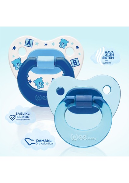 2’li Damaklı Emzik No:3 Erkek 18+ Ay