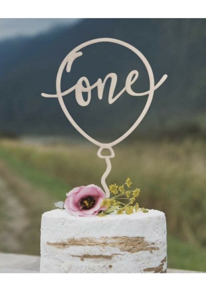 One Beyaz Mdf Pasta Süsü Lazer Kesim 15x11 Cm Numa Concept