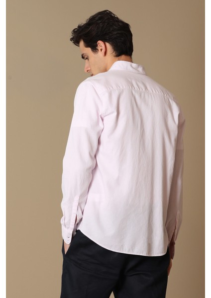 Lora Erkek Smart Gömlek Comfort Slim Fit Bej