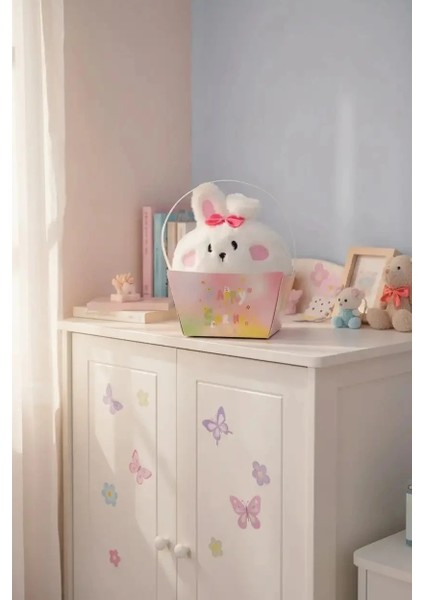 Ilkbahar Koleksiyonu Çantalı Peluş Tavşan
