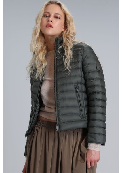 Mary Kaz Tüyü Kadın Mont Siyah