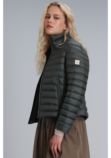 Mary Kaz Tüyü Kadın Mont Siyah