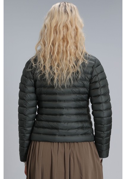 Mary Kaz Tüyü Kadın Mont Siyah