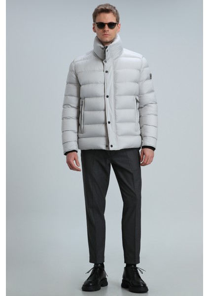 Dante Kaz Tüyü Erkek Mont Yeşil