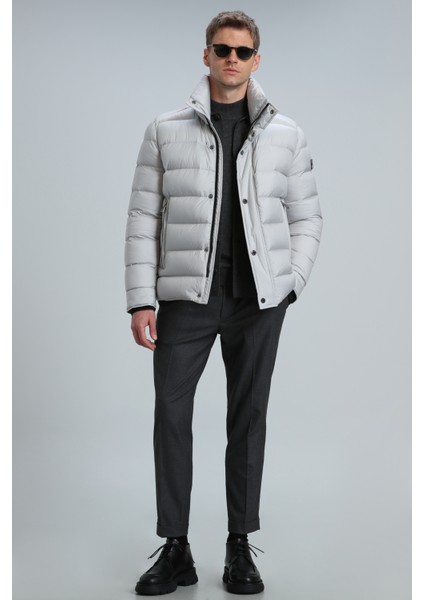 Dante Kaz Tüyü Erkek Mont Yeşil