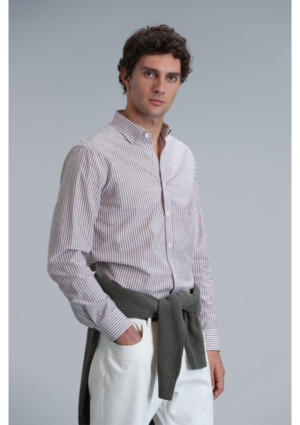 Warm Erkek Basic Gömlek Regular Fit Mavi