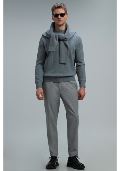 Tıme Tam Balıkçı Erkek Kazak Siyah