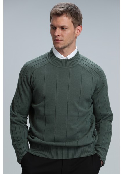 Time Tam Balikçi Erkek Kazak Siyah