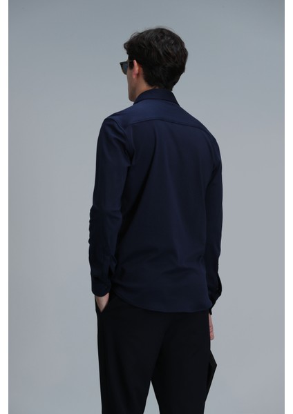 Apel Erkek Basic Gömlek Comfort Fit Beyaz