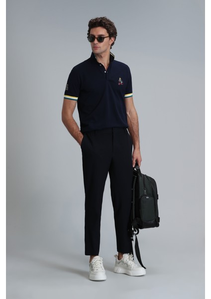 Match Smart Erkek Polo Tişört Siyah