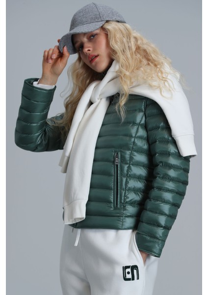 Mary Kaz Tüyü Kadın Mont Siyah