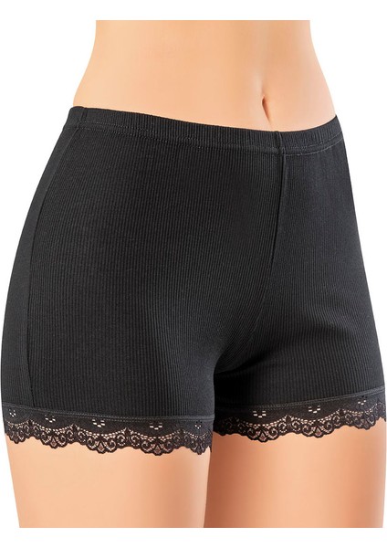Incili Kadın Kaşkorse Paça Dantelli Şort