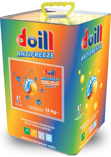 Konsantre - Saf 15 Kilogram Kırmızı Organik Antifriz - G12 (Üretim Yılı: 2025)