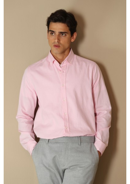 Danıel Erkek Smart Gömlek Comfort Slim Fit Mavi