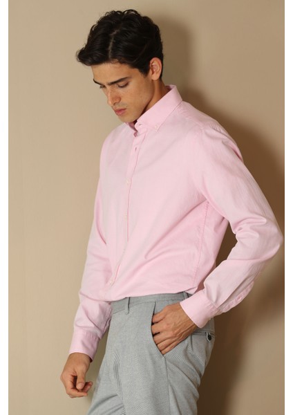 Danıel Erkek Smart Gömlek Comfort Slim Fit Mavi