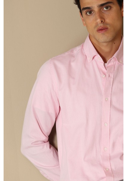 Danıel Erkek Smart Gömlek Comfort Slim Fit Mavi