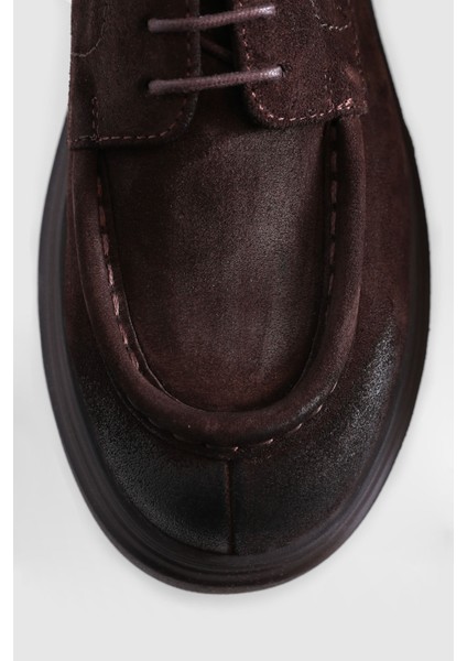 Logan Erkek Deri Ayakkabı Kahverengi