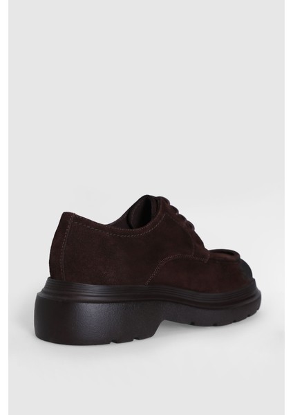 Logan Erkek Deri Ayakkabı Kahverengi