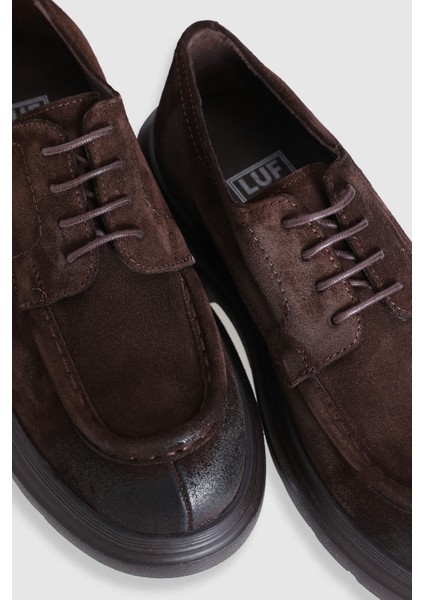 Logan Erkek Deri Ayakkabı Kahverengi