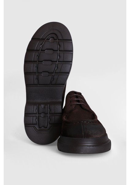 Logan Erkek Deri Ayakkabı Kahverengi