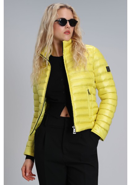 Mary Kaz Tüyü Kadın Mont Siyah