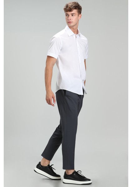 Arus Erkek Smart Gömlek Slim Fit Siyah