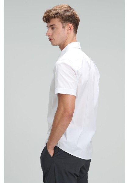 Arus Erkek Smart Gömlek Slim Fit Siyah