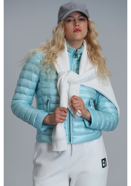 Mary Kaz Tüyü Kadın Mont Siyah