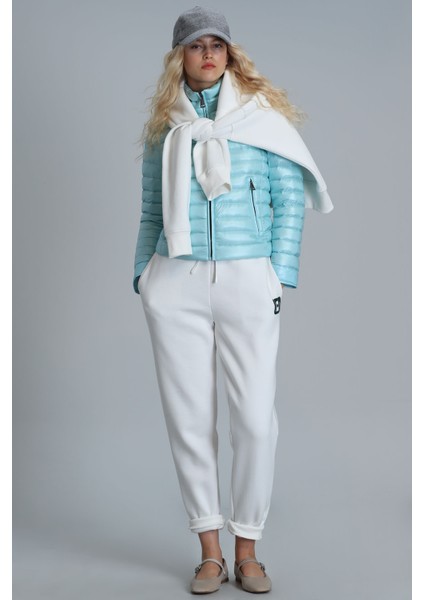 Mary Kaz Tüyü Kadın Mont Siyah