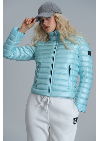 Mary Kaz Tüyü Kadın Mont Siyah