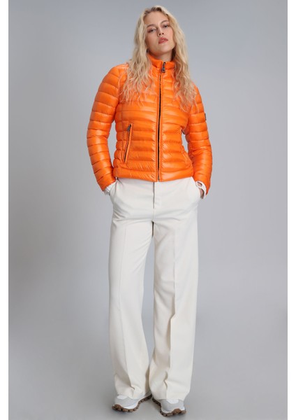 Mary Kaz Tüyü Kadın Mont Siyah