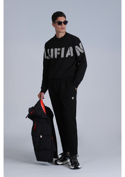 Rex Erkek Eşofman Altı Siyah