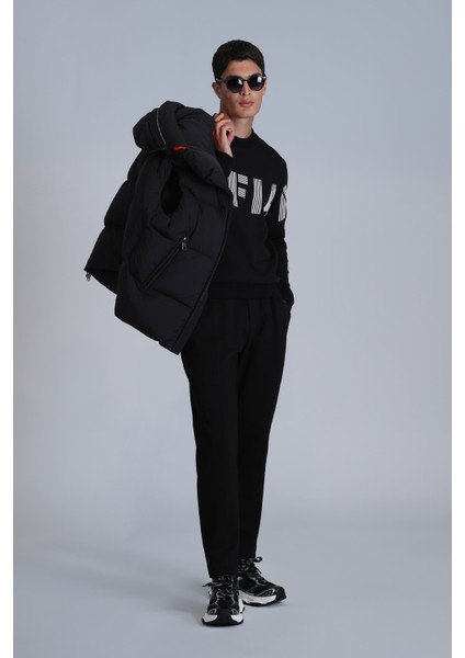 Rex Erkek Eşofman Altı Siyah