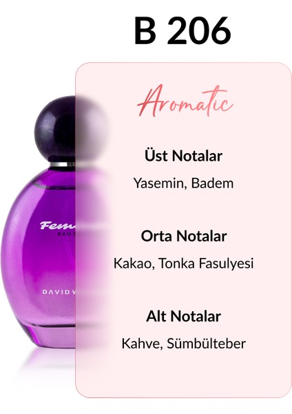 B206 Wild Flower 100 ml Kadın Parfüm | Aromatic fiyatları