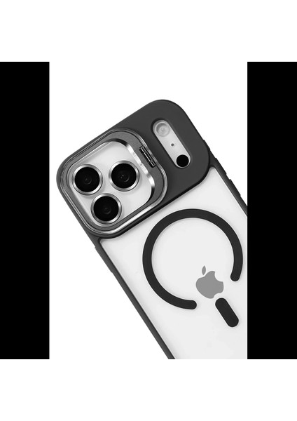 Apple iPhone 17 Pro Max Remim Lensli Magsafe Standlı Kapak modelleri