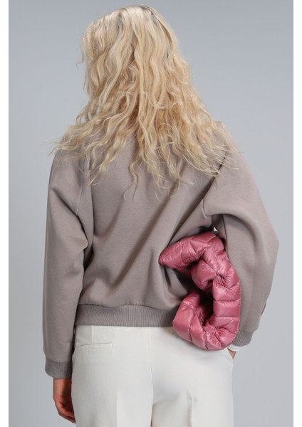 Uwen Kadın Örme Sweatshırt Siyah