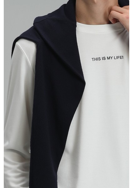 Carter Erkek Uzun Kol Tişört Siyah