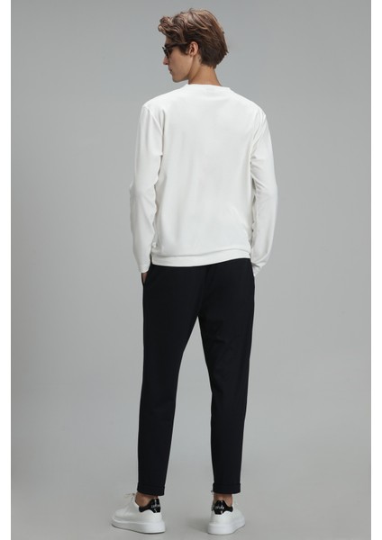 Carter Erkek Uzun Kol Tişört Siyah