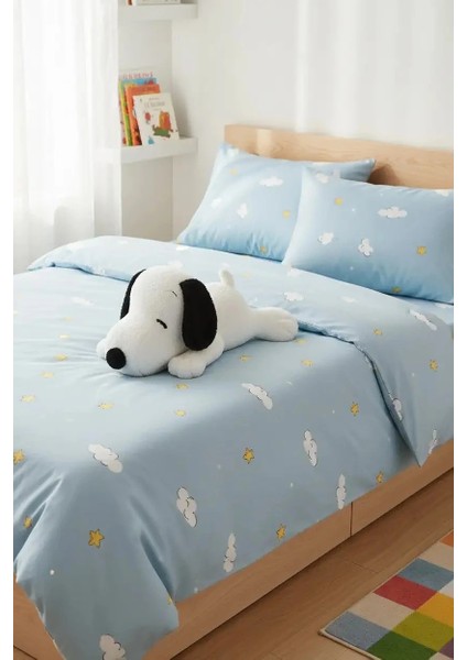 Snoopy Lisanslı Seyahat Serisi Yatan Snoopy Peluş Oyuncak