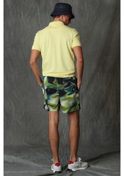 Cannel Erkek Deniz Şortu Yeşil