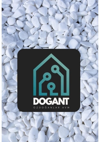 Anadolu Beyaz Saksı Peyzaj Taşı 2 kg Dere Taşı Çakıl Taşı fiyatları