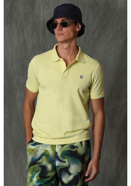 Laon Smart Erkek Polo Tişört Siyah