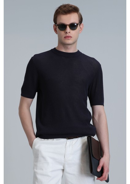 Alen Erkek Kazak Lacivert