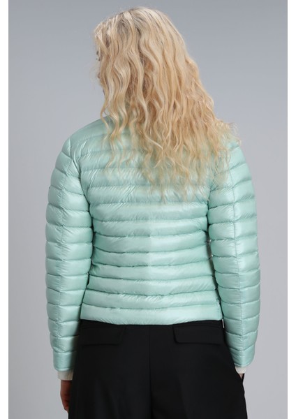 Mary Kaz Tüyü Kadın Mont Siyah